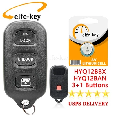 Keyless Entry Remote Key Fob 4Button For Toyota 4Runner 2005 2006 2007 2008 2009 - Image 1 of 4