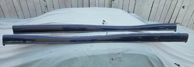 95-98 Nissan 240sx S14 Silvia OEM Side Skirts & Caps Zenki Kouki Sapphire Blue - Image 1 of 4