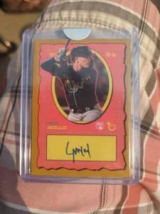 2024 Topps Brooklyn Collezione #AC-CME Curtis Mead Autografo Oro/50 Raggi - Foto 1 di 3