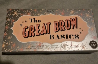 Benefit The Great Brow Basics Shade 4 Brow Kit set Discontinued Precisely New - Image 1 of 3