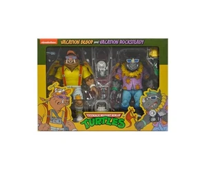 NECA Cartoon TMNT - Confezione da 2 figure Vacation Bebop & Rocksteady - Foto 1 di 3