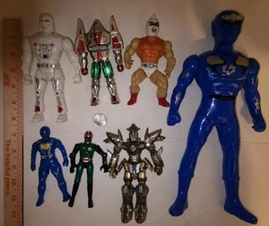 Lot Of 7 KO Knockoff Bootleg Transformer Robot Figure Darth Vader Zord Toy Fake - Picture 1 of 8