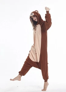 Spooktacular Creations Monkey Pajamas One Piece Animal Halloween Costume Adult L - Picture 1 of 9