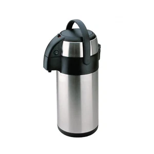 Airpot 2.5L Insulated Vacuum Flask Pump Top Olympia Hot & Cold Drinks Portable - Picture 1 of 5