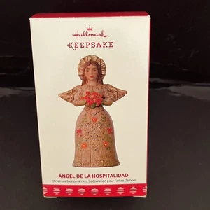 Hallmark Keepsake Angel De La Hospitalidad Árbol de Navidad Adorno 2017 - Imagen 1 de 12