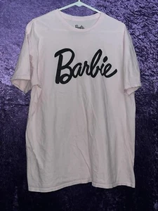 Camicia Barbie Rosa XL Rosa Ufficiale Barbie Shirt - Foto 1 di 5
