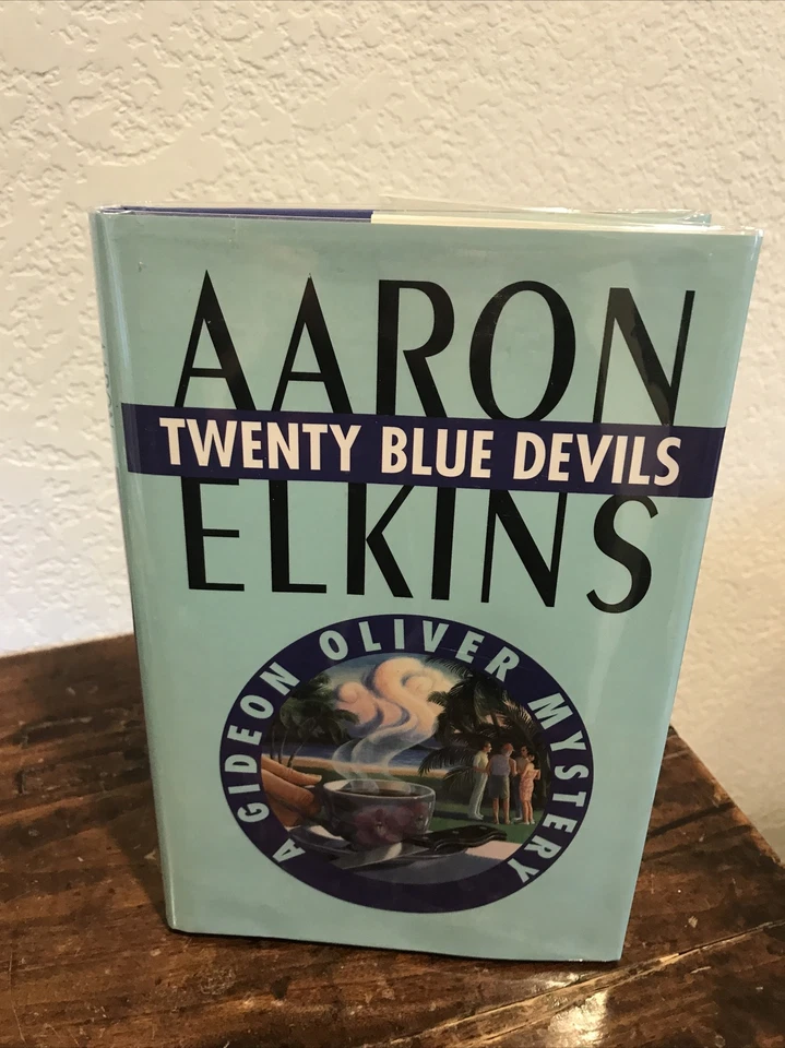 Twenty Blue Devils by Aaron Elkins *SIGNED* 1st Ed/Pr HC/DJ 1997 Gideon Oliver Foto 1 de 4