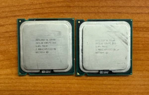 Lot of 2 Intel Core 2 Duo E8400 CPU 3.0 GHz 6MB LGA 775 Desktop Processor SLAPL - Picture 1 of 1