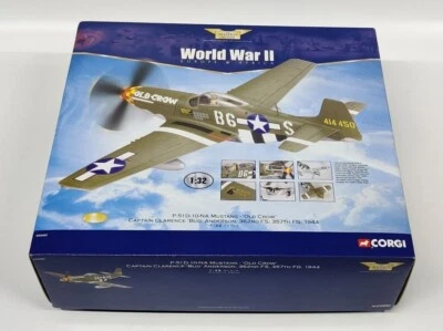 MINT CORGI AVIATION ARCHIVE P-51D-NA MUSTANG "OLD CROW" AA34402 SCALE 1:32 BOXED - Image 1 of 4