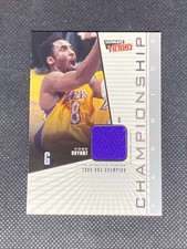 2001 Upper Deck Ultimate Victory Kobe Bryant Championship Fabrics Game Patch 
