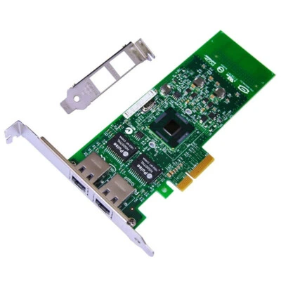 Intel E1G42ET 82576GB Gigabit Dual Port RJ-45 Server Adapter Dell G174P 1P8D1 - Image 1 of 4