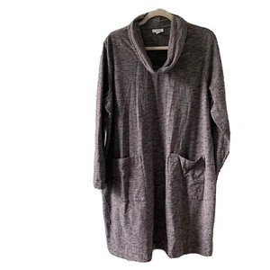 J. Jill Pure Jill Womens Size XL Multicolor Cowl Neck Stretch Tunic Top Dress - Picture 1 of 6