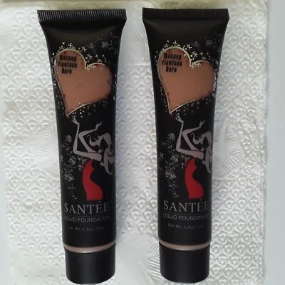 Santee Flawless Liquid Foundation 2ea. Dark Tones Color # 10, Water Based SPF 20 - Image 1 of 4