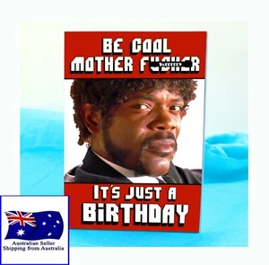 Pulp Fiction Funny Birthday Card KimWestARt - Picture 1 of 8