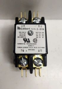 ¡GARANTIZADO! CONTACTOR BOBINA LIEBERT 20/30A 2 POLOS 24V E-011A - Imagen 1 de 2