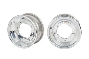 LTZ 400 LTR 450 DVX 400 Front Wheels 10x5 4+1 Alba Racing Polished Rolled Lip - Picture 1 of 3