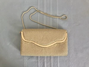 vintage Off White metal mesh purse - Picture 1 of 6