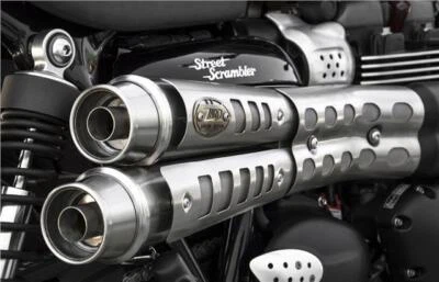 Zard Slip On Exhaust Stainless Triumph Street Scrambler 2018 - Image 1 of 2