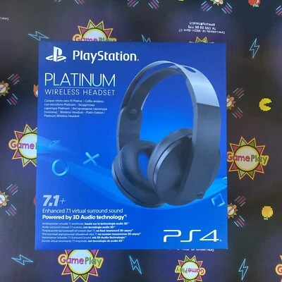 Cuffie Sony Platinum 7.1 Wireless Headset Ps4 Nuove Sigillate - Immagine 1 di 4