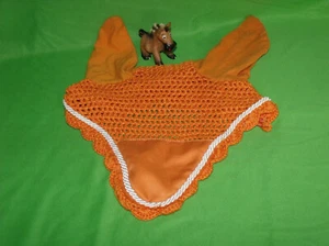 Full Orange Fly Veil Bonnet - Picture 1 of 22
