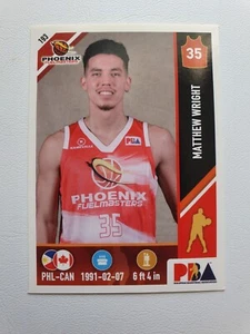 MATTHEW WRIGHT 2018 PBA Stickito #193 PHOENIX Fuel Masters Philippines PBA - Picture 1 of 3