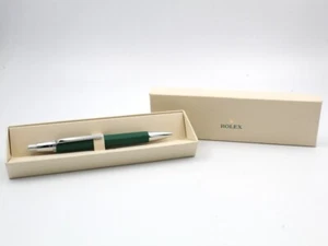 PENNA ROLEX Originale Da collezione Verde Inchiostro Blu Gadget Orologi Luxury - Picture 1 of 5