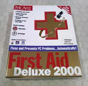 McAfee First Aid Deluxe 2000, Windows 95/98 CD-ROM, 1998 - Picture 1 of 7