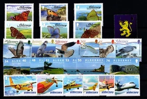 ALDERNEY 2008 AÑO COMPLETO SET CONMEMORATIVOS 5 JUEGOS + 2 MINISHOJAS MNH - Imagen 1 de 2