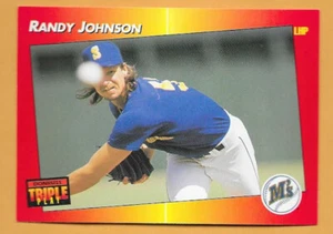 RANDY JOHNSON SEATTLE MARINERS #71 - DONRUSS TRIPLE PLAY NM-MT 1992 - Picture 1 of 2