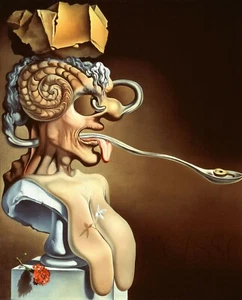 Impresión o lienzo - Retrato de Picasso, 1947 por Salvador Dalí - Imagen 1 de 1