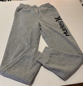 Hurley Boys XL 18 20 Gray Fleece Sweatpants w Pockets - Picture 1 of 1