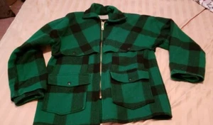 Herren Vintage Büffel karierte Wolljacke, Herkules Oberbekleidung von Sears, S oder M? - Bild 1 von 5