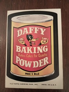 1974 Topps Wacky Packages (8th Series) (Daffy Powder) (NRMT)