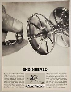 1962 Print Ad True Temper Star Drag Casting Fishing Reels Engineered