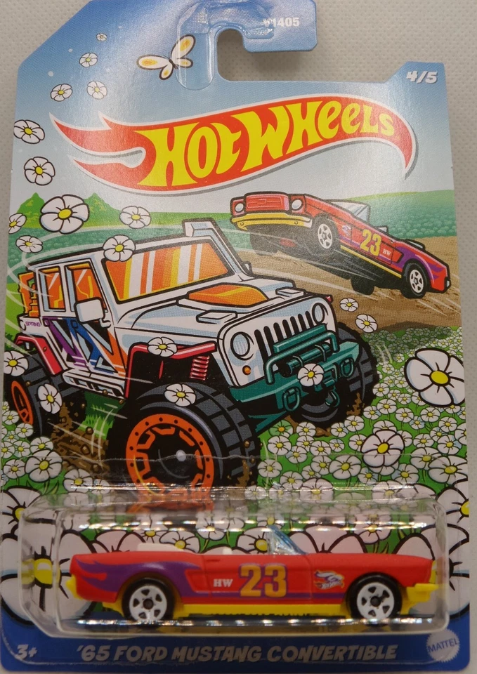 Hot Wheels '65 Ford Mustang Convertible Spring 4/5 2023 HLJ33-D710 - Imagen 1 de 4