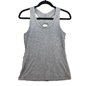 Athleta Open Racerback Tank Top Womens XS Gray Activewear Athletic Gym Training - Picture 1 of 8