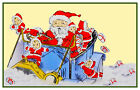 Vintage Weihnachtsmann Helfer Nimble Nicks #15 Gezählter Kreuzstich Muster