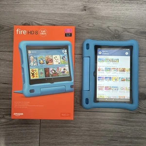 Amazon Fire Tab HD 8 Kids Edition - 32GB, - Blue - Used condition - 10th Gen - Picture 1 of 8