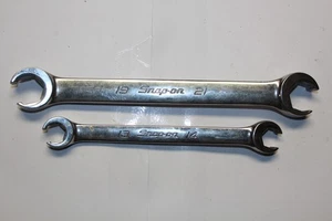 SNAP-ON TOOLS 6-P Metric Flank Drive® Double End Flare Nut Wrench LOT 2PC USA - Bild 1 von 6