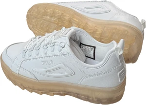 Fila Disruptor Court Clear Shoes / Sneakers - NEW Womens 8.5 White - #47756-ZZ1 - Picture 1 of 5