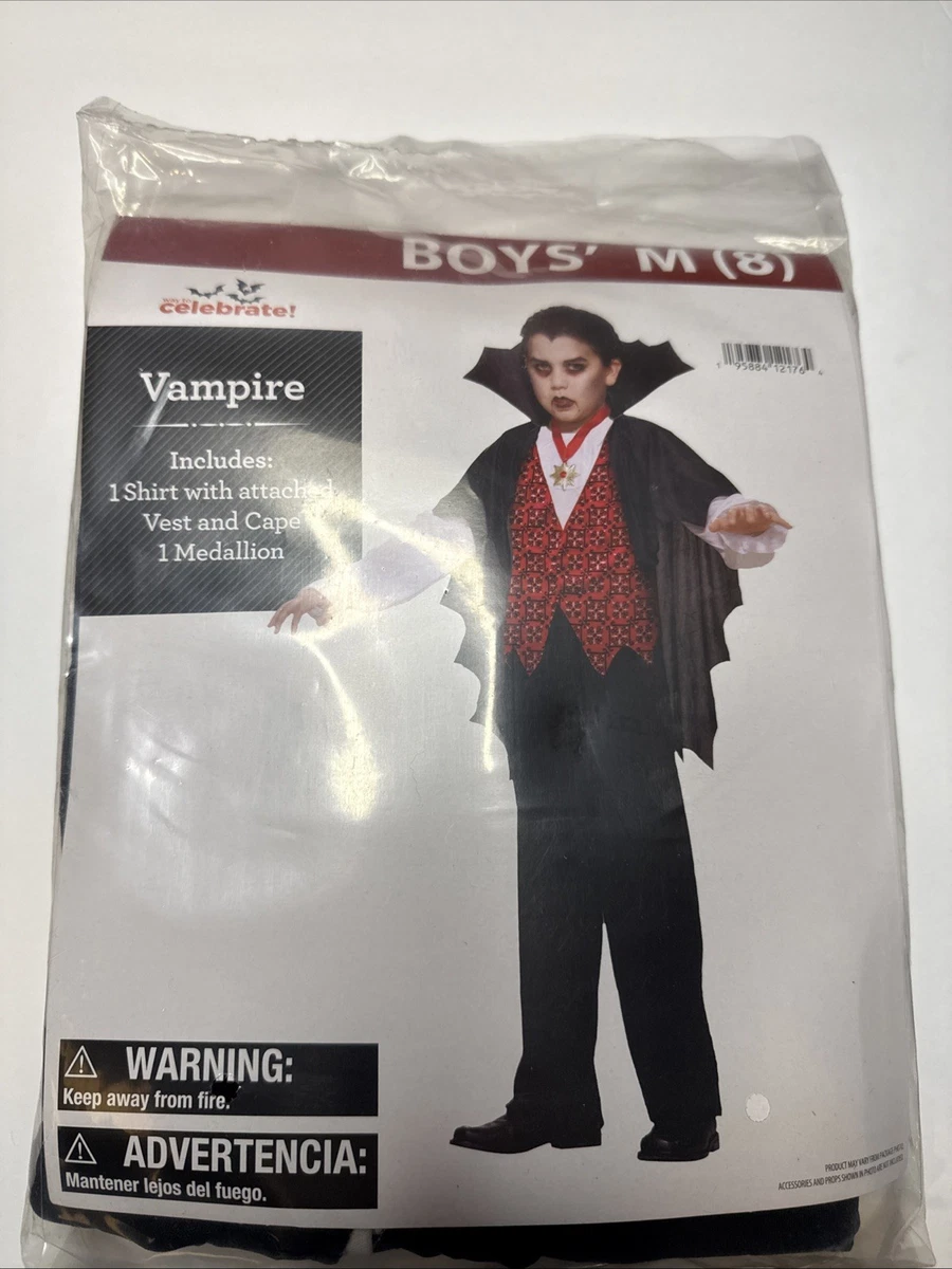 Capa Disfraz Vampiro Capa Vampiro Cuello Negro Con Rojo 140cm - Disfraces  Lucero Capa De Disfraz De Vampiro, image size:900x1200
