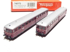 Fleischmann N 740173 DB 2 teiliger Triebwagen ETA 150 208 rot NEU OVP Sound - Picture 1 of 3