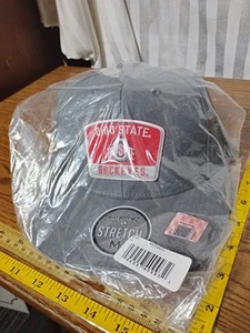 OHIO ST. STATE BUCKEYES UNIVERSITY Medium Stretch TRUCKER ZEPHYR CAP HAT NWT! - Picture 1 of 3