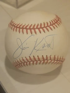 Jim Kaat signed national league baseball autographed ball hof Hall Of Fame Mlb - Picture 1 of 4