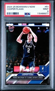 2024-25 Bowman U Now 51 Cooper Flagg PSA 9 - Bild 1 von 1