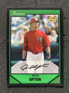 2007 Bowman Draft Arizona Diamondbacks Baseball Card #BDP3 Justin Upton Rookie
