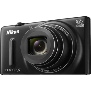 Cámara digital Nikon COOLPIX S9600 16 MP inglesa estabilización de imagen sensor CMOS - Imagen 1 de 12