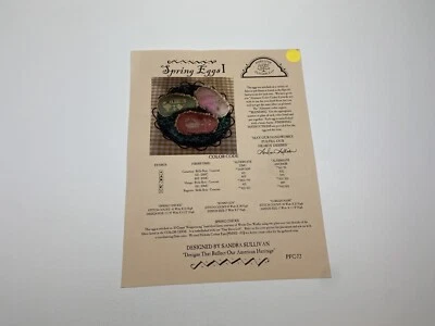 Homespun Elegance Spring Eggs I Counted Cross Stitch Pattern N - Image 1 of 3