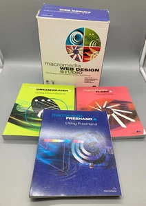 Macromedia Web Design Studio for Mac with Upgrade Disks and Books - Picture 1 of 5