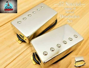 G.M. 57 Special Alnico II Nickel Humbucker set  (4-wire)for Gibson Epiphone® - Picture 1 of 10